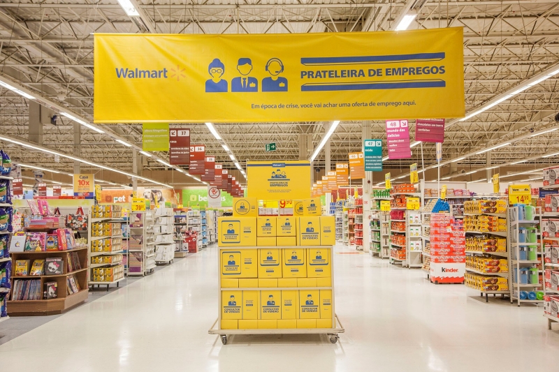 Walmart cria o projeto "Prateleiras de Empregos"