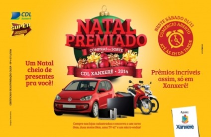 CDL de Xanxerê realiza ação promocional de Natal