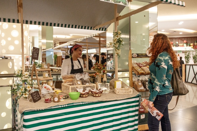 Feira de orgânicos no Plaza Shopping Niterói