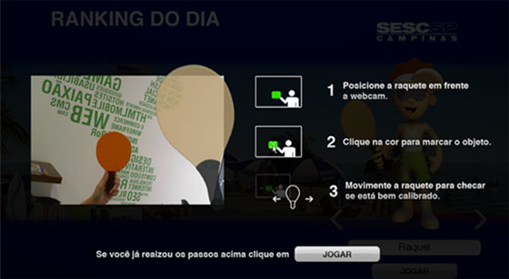 Morphy criou "Frescobol Virtual" para o Sesc-SP  