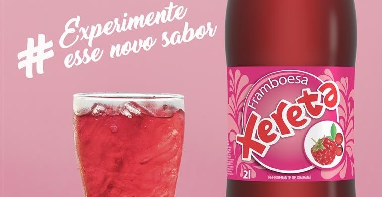 Xereta surpreende com refrigerante sabor Framboesa