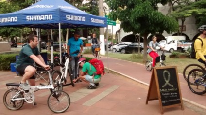 Shimano apoia o Maio Amarelo com ação em São Paulo