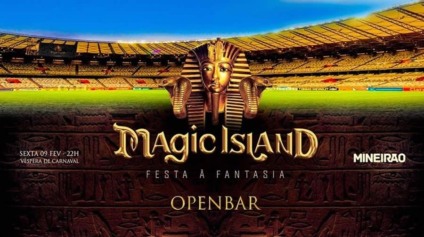 Magic Island, a maior festa a fantasia do Brasil, animará o carnaval de Belo Horizonte