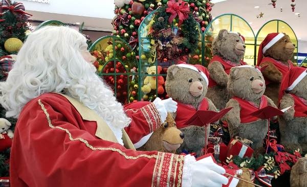 Neumarkt e Norte Shopping recebem Papai Noel