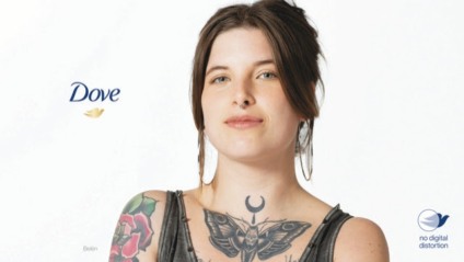 Dove apresenta o "No Digital Distortion"
