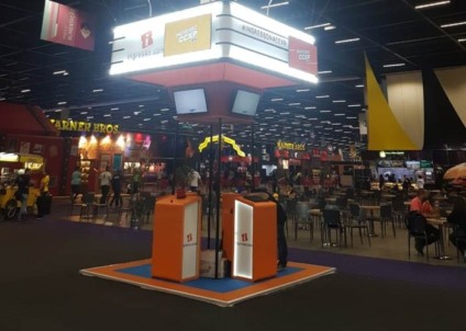 Cinema é a inspiração do estande da Ingresso.com