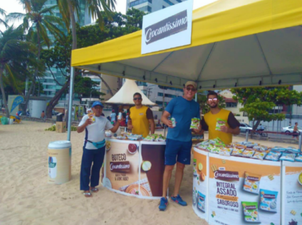 Ação de verão de Crocantíssimo chega ao Guarujá
