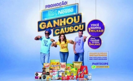 Causou ganhou na promo de cunho social da Nestlé