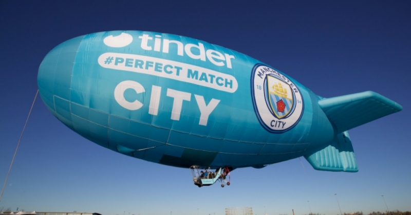 Tinder anuncia parceria com o Manchester City