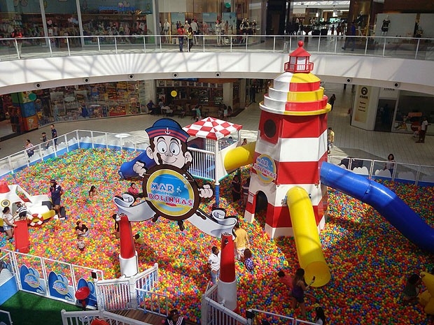 Mar de bolinhas é atração de junho e julho no Minas Shopping