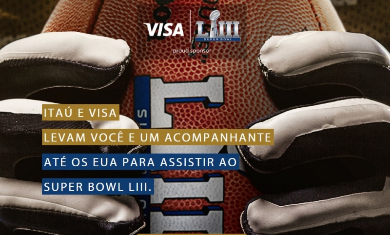 Visa e Itaú levam clientes ao Super Bowl 2019