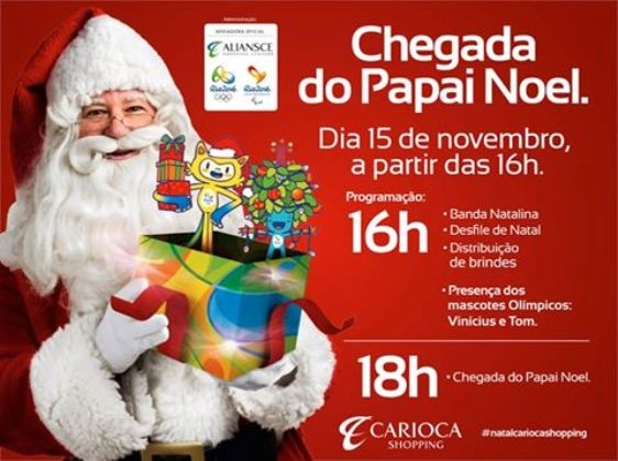 Hoje é dia de festa nos shoppings cariocas