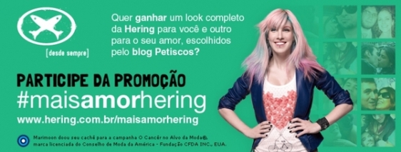 Dia dos Namorados da Hering é no Instagram