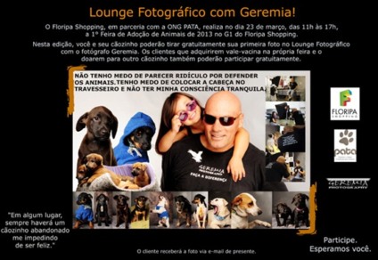 ONG Pata realiza Feira de Adoção em Floripa