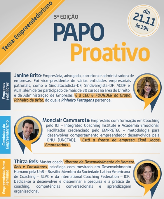 Empreendedorismo é tema do Papo Proativo