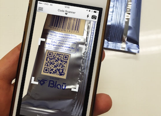 Preserv coloca QR Code nas embalagens dos preservativos