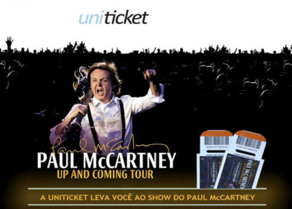 Uniticket dará ingressos para show de Paul McCartney