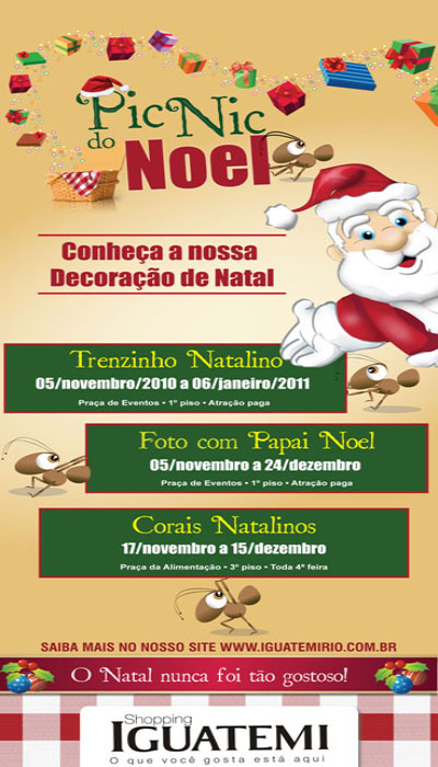 Bloom desenvolve "Pic Nic do Noel" para o Iguatemi