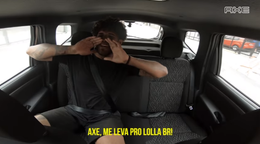 Axe surpreende consumidores em ação com a Uber