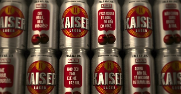 Kaiser lança campanha" falar na lata"