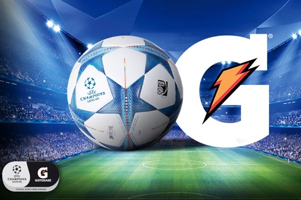 Gatorade iguala consumidores a craques da Champions League