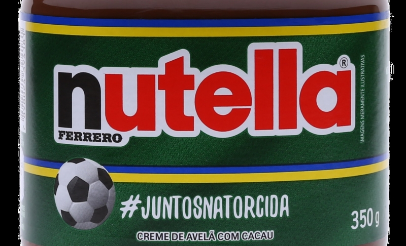 Nutella cria a edição limitada "JuntosNaTorcida"