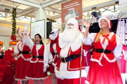 Promooffice realiza chegada de Papai Noel inusitada