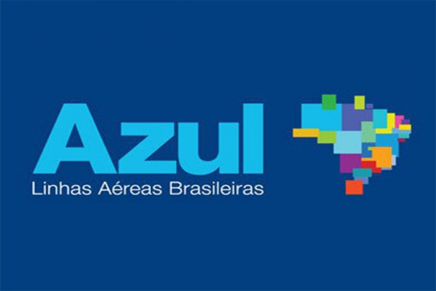 Azul inaugura painel no aeroporto de Confins em Belo Horizonte