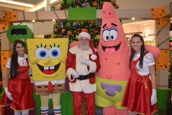 Personagens do Nickelodeon invadem o Praça da Moça 