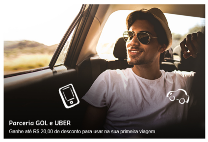 GOL anuncia parceria com a Uber