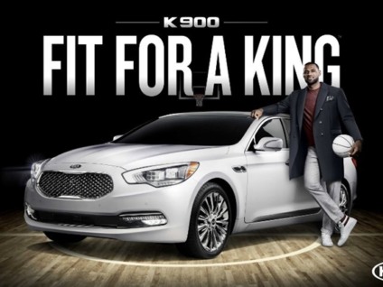 LeBron James é o novo embaixador da Kia Motors