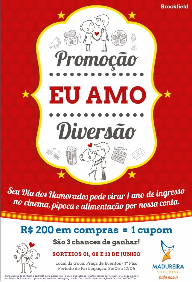 Madureira Shopping celebra o amor com cinema e gastronomia