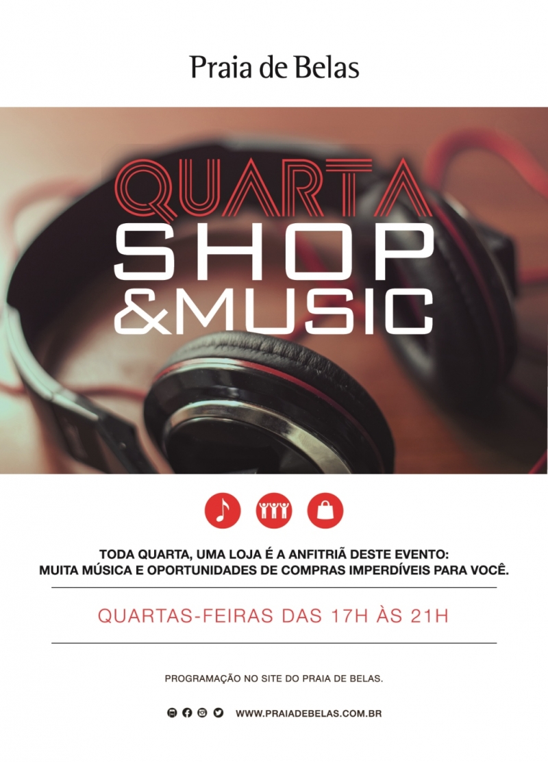 ‘Quarta Shop&Music’ do Praia de Belas acontece na Nike