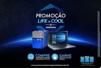 Samsung dá minirefrigerador na compra de Notebooks