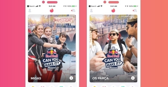 Red Bull vai de Tinder para se aproximar de universitários