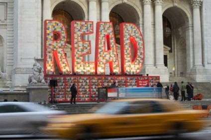 Instalação promove a leitura infantil em Nova York