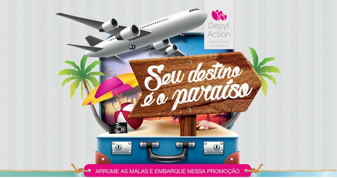 Depyl Action premia clientes com vale-viagens