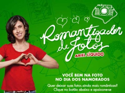 O amor mais romântico na ação promo da Ariel