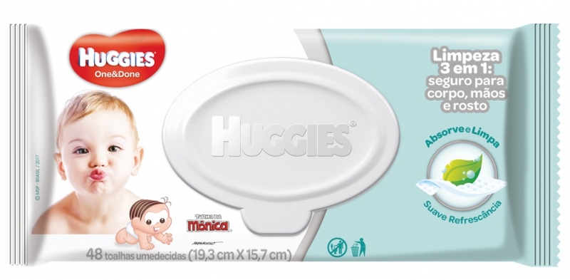 Huggies apresenta novas toalhas umedecidas One & Done