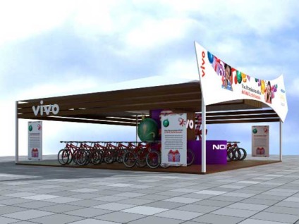 Scalinatta levou "Bicicletário da Vivo" a Gramado Scalinatta levou "Bicicletário da Vivo" a Gramado