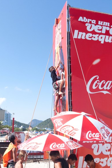 Coca-Cola com espaço radical no litoral paranaense