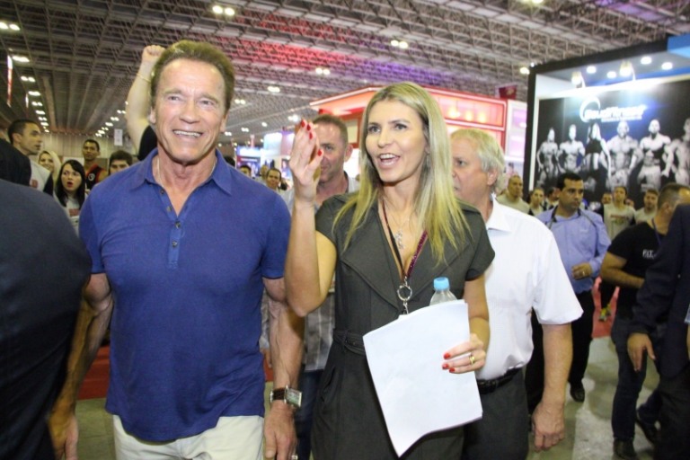 Sócia de Schwarzenegger comanda a Arnold Sports Festival