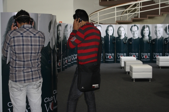 Clube da Voz levou estande interativo à AES Brasil Expo
