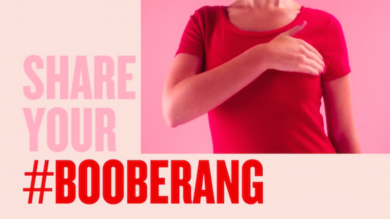 Instagram faz campanha sobre câncer de mama com “Booberang”