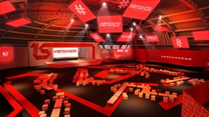SKY celebrou 15 anos com brand experience