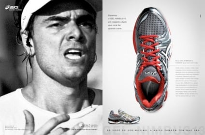 Atletas anônimos ilustram campanha da Asics