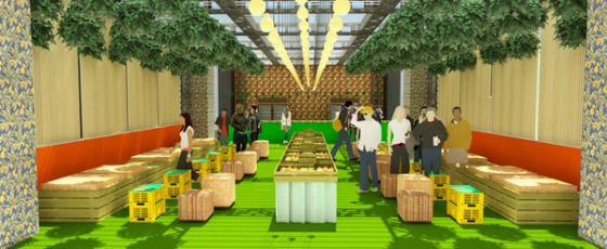 Frutas frescas no Donna Fashion DC Iguatemi