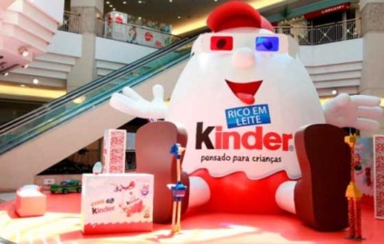 Kinder leva cinema 4D ao Eldorado