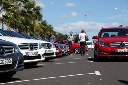 Mercedes leva jornalistas para test-drive em Tenerife