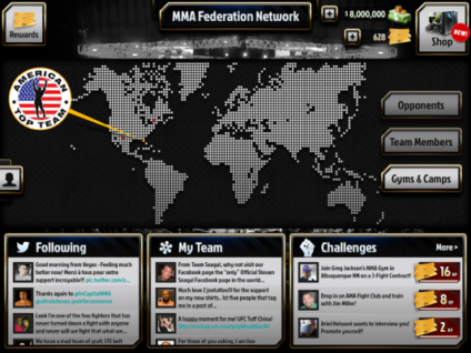 MMA Federation une mundo real e virtual 